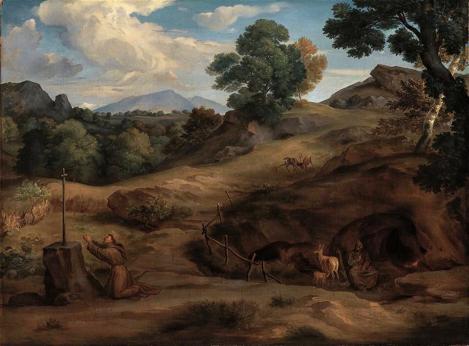 Ferdinand Olivier - Südliche Landschaft mit Einsiedlern - 10852 - Bavarian State Painting Collections