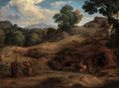 Ferdinand Olivier - Südliche Landschaft mit Einsiedlern - 10852 - Bavarian State Painting Collections