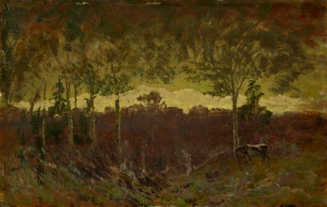 Ferdinand Katona - Early Evening Tatras Landscape - O 2824 - Slovak National Gallery