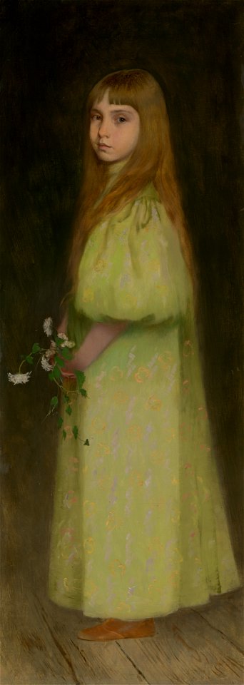 Ferdinand Katona - Mariana Czobelóvá ako dievčatko. - O 4925 - Slovak National Gallery