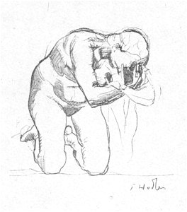 Ferdinand Hodler Studie zu Der Tag