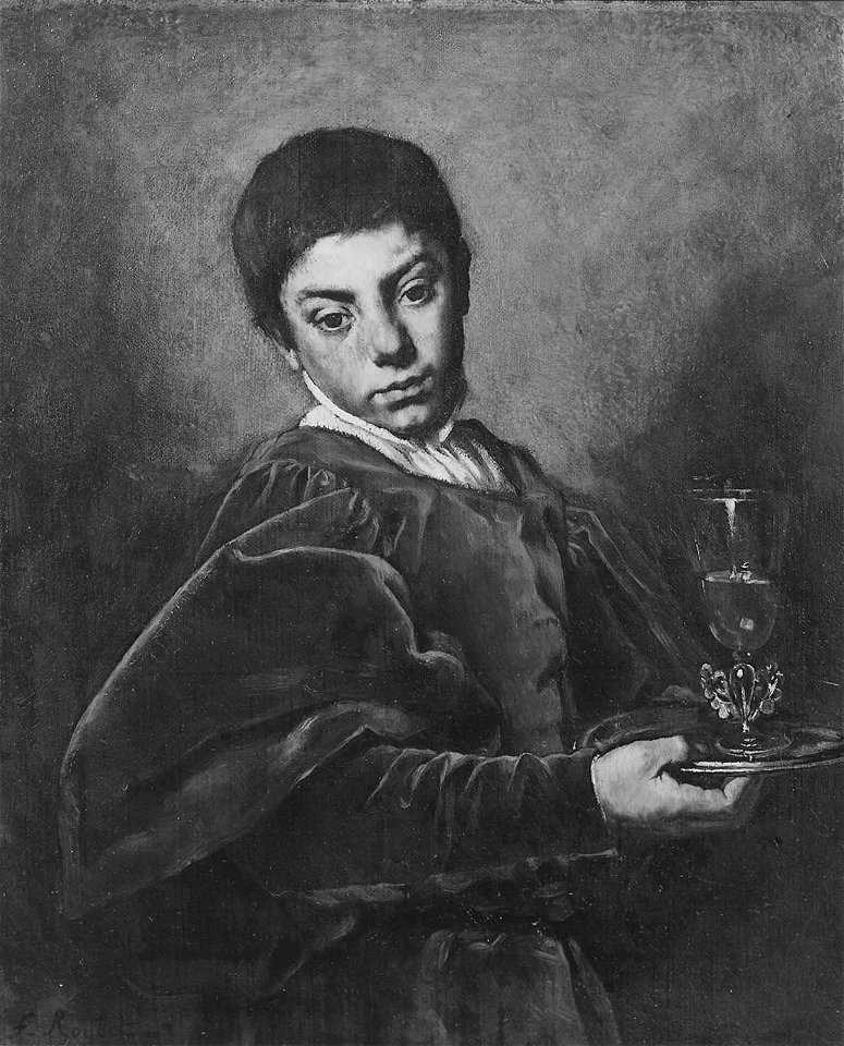 Ferdinand Roybet - Boy Holding a Tray - 20.596 - Museum of Fine Arts