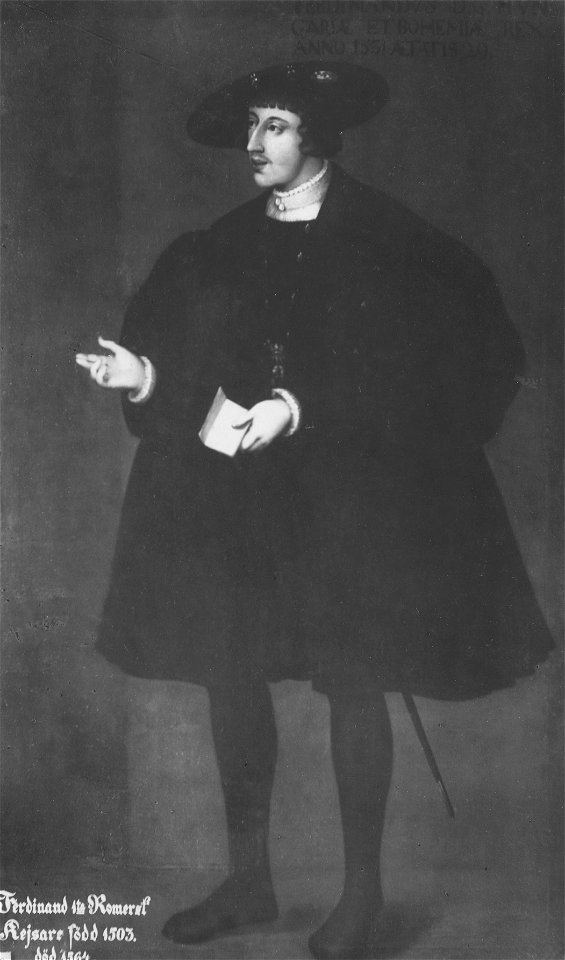Ferdinand I, 1503-1564, tysk-romersk kejsare, konung av Österrike (David Frumerie) - Nationalmuseum - 15268