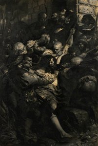 Ferdinand Keller Kampfszene 1877
