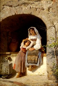 Ferdinand Piloty Kinder in der Campagna
