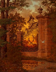 Ferdinand Knab Am Schlosstor