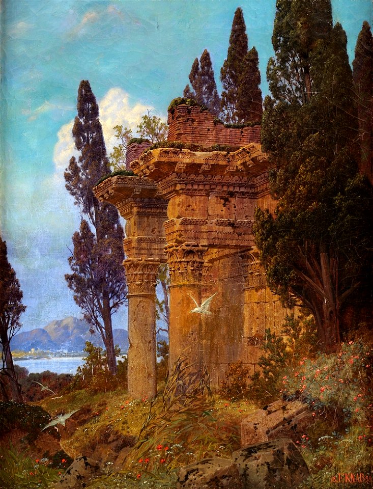 Ferdinand Knab Ruinenlandschaft 1898