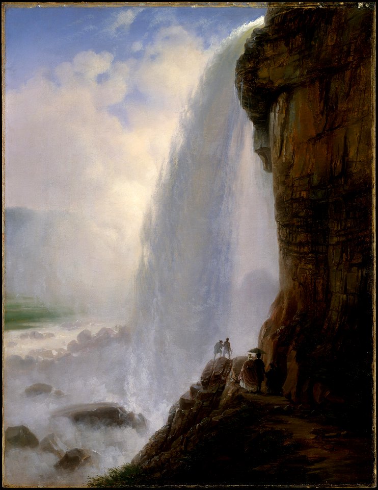 Ferdinand Richardt - Underneath Niagara Falls - 1980.209 - Metropolitan Museum of Art