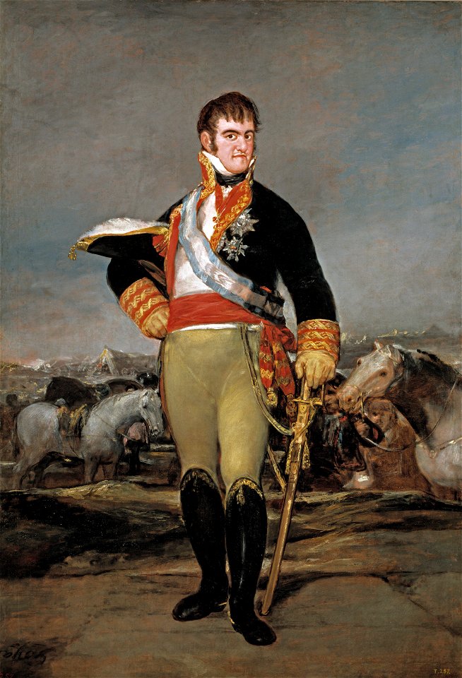 Ferdinand VII of Spain (1814) by Goya