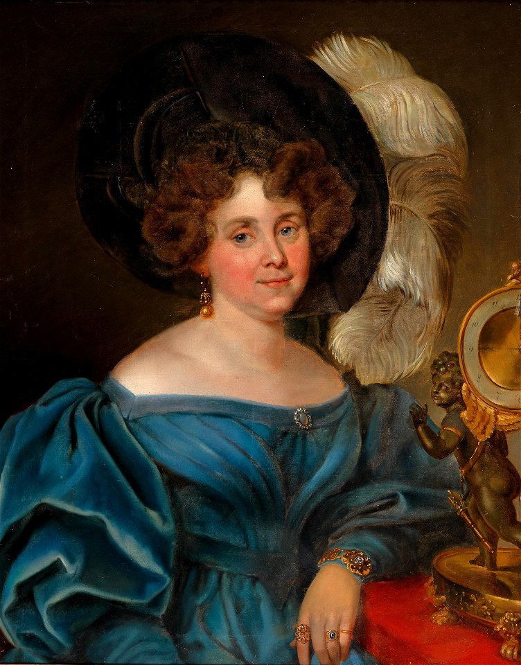 Ferdinand von Lütgendorff-Leinburg Damenporträt 1829