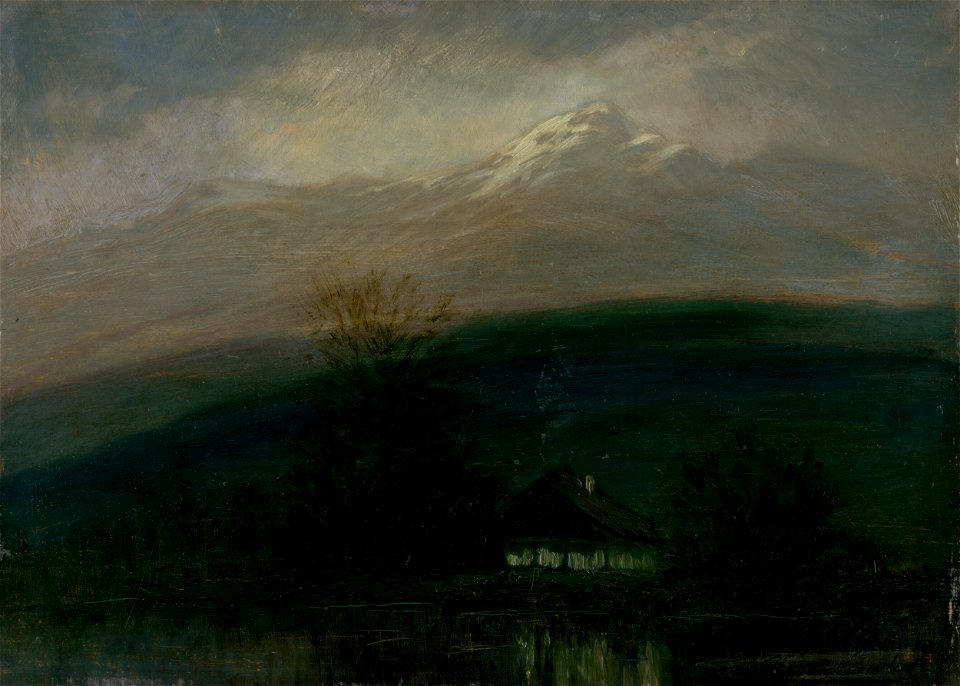 Ferdinand Katona - The Tatra Mountain in the Night - O 6052 - Slovak National Gallery