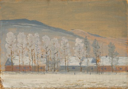 Ferdinand Katona - Winter Landscape near Ždiar - O 3874 - Slovak National Gallery