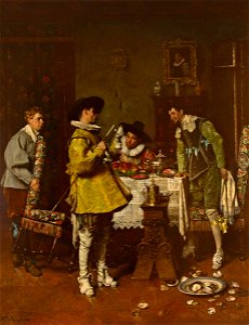 Ferdinand Roybet (1840-1920) - The Late Arrival - 766134 - National Trust