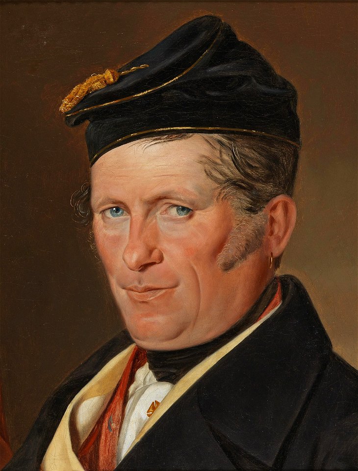 Ferdinand Küss Portrait des Kaffeeinhabers Karl Hißberger