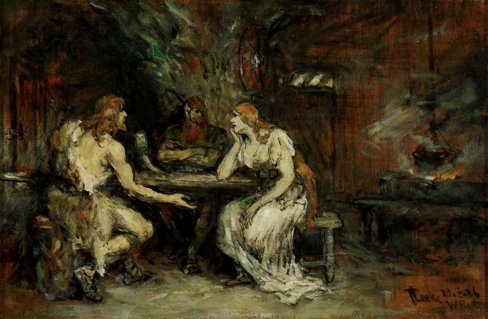 Ferdinand Leeke Siegfried und Brunhilde