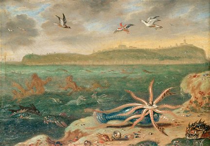 Ferdinand van Kessel - Ansichten aus den vier Weltteilen mit Szenen von Tieren, Luanda (Angola) - GG 3018 - Kunsthistorisches Museum