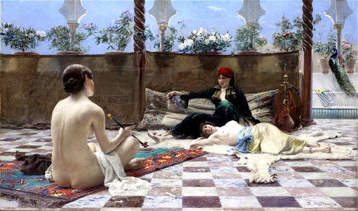 Ferdinand Max Bredt - Türkische Frauen. Free illustration for personal and commercial use.