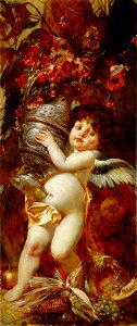Ferdinand Wagner - Putto z vazo cvetja