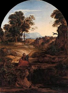 Ferdinand Olivier - Elijah in the Wilderness - WGA16638