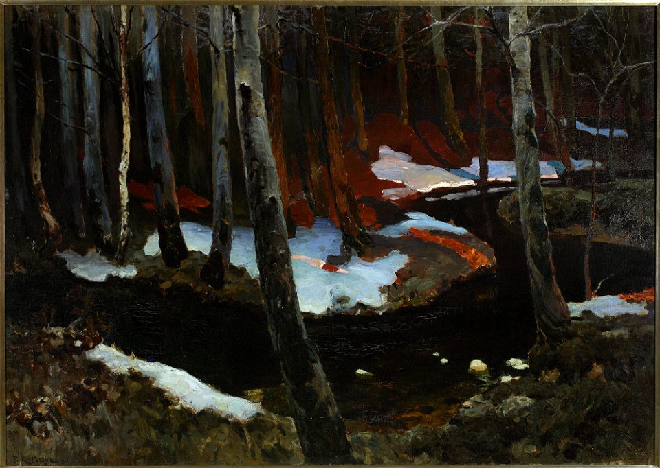 Ferdynand Ruszczyc - Forest rivulet - MP 454 - National Museum in Warsaw