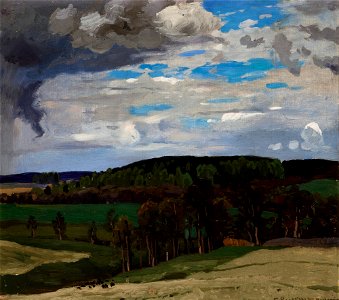 Ferdynand Ruszczyc - Landscape with Clouds - MNK II-b-882 - National Museum Kraków