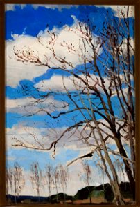 Ferdynand Ruszczyc - Trees against the sky - 181909 MNW - National Museum in Warsaw
