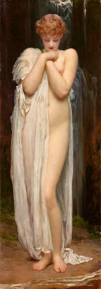 Ferederic Leighton - Crenaia, the nymph of the Dargle; 1880