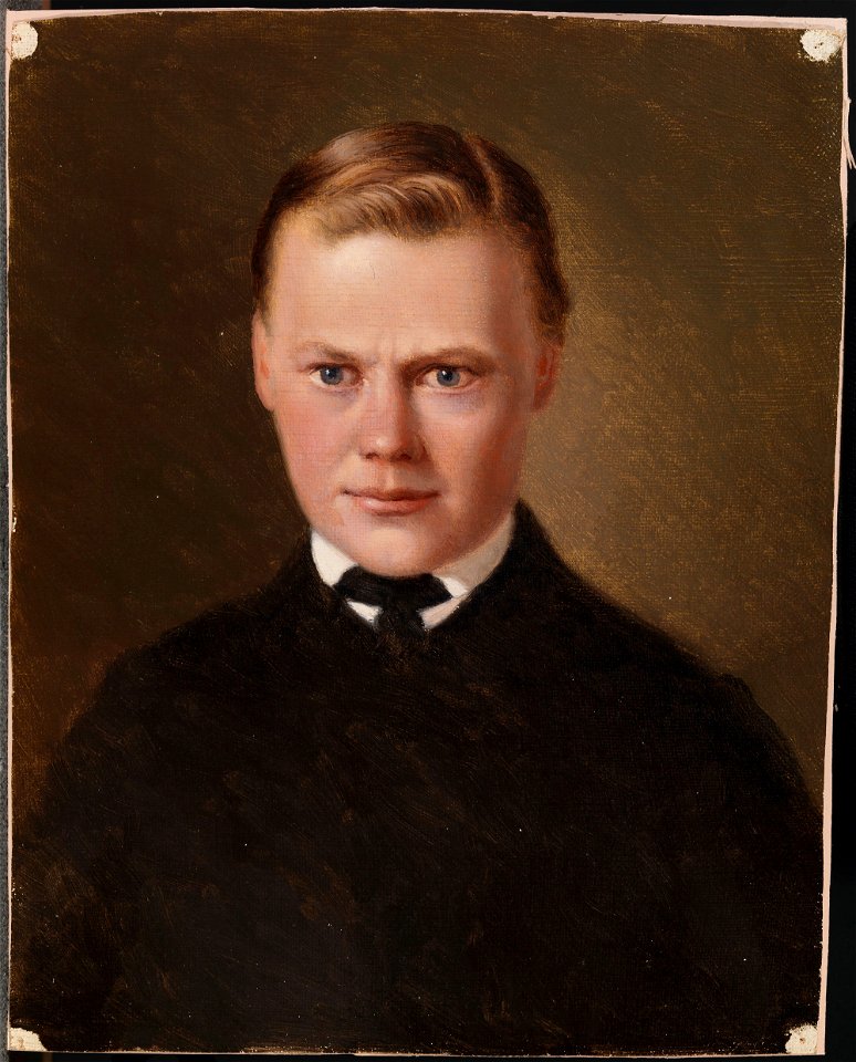 Ferdinand von Wright - Portrait of a Young Man - A I 616-15 - Finnish National Gallery