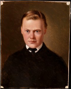 Ferdinand von Wright - Portrait of a Young Man - A I 616-15 - Finnish National Gallery