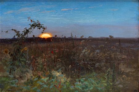 Ferdynand Ruszczyc - Letni zachód 1896