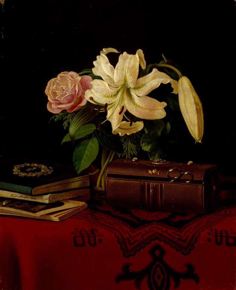 Ferdinand von Wright - Still-Life on a Lady's Worktable - A IV 3462 - Finnish National Gallery