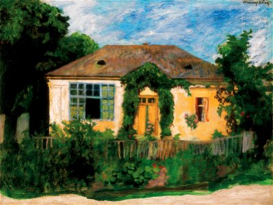 Ferenczy My Studio in Nagybánya 1897