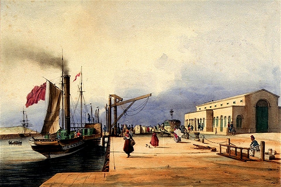 Ferdinand Victor Perrot - La Douane, Boulogne sur Mer. Cotes de France