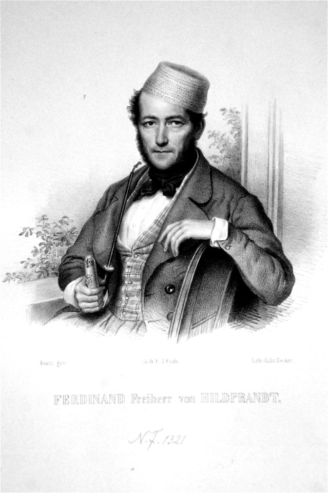 Ferdinand von Hildprandt Litho