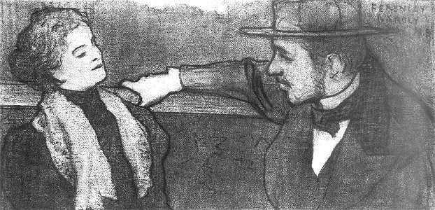 Ferenczy, Károly - Dapnis and Chloe (1896)