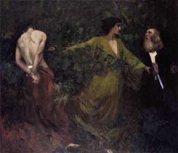 Ferenczy, Károly - Isaac´s Sacrifice (1901)