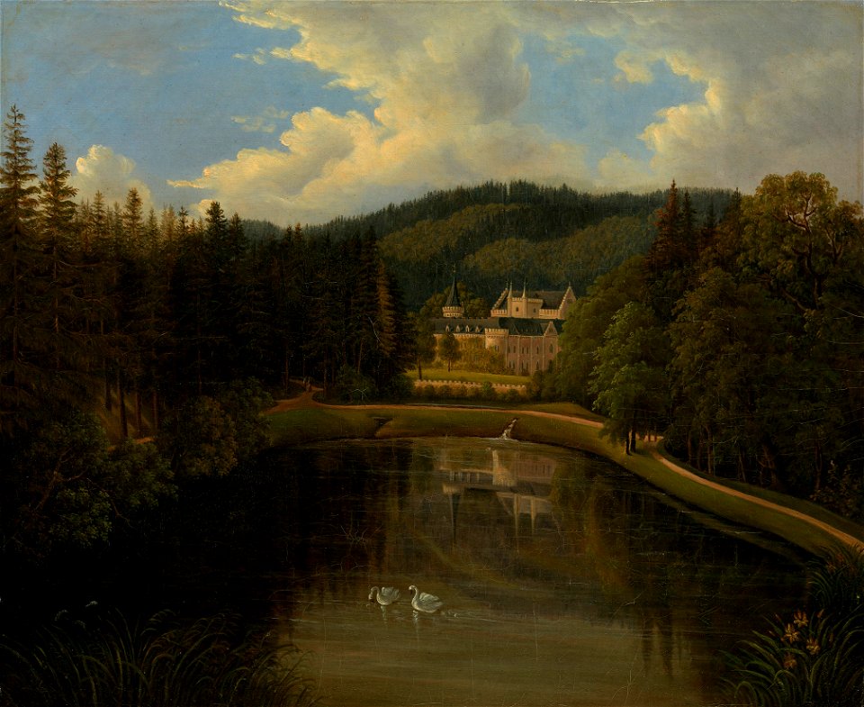 Ferdinand Zschäck (1801-77) - Rheinhardsbrunn - RCIN 403672 - Royal Collection