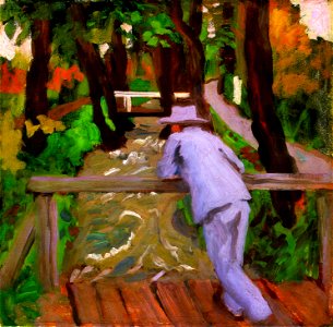 Ferenczy Man on the Bridge 1912