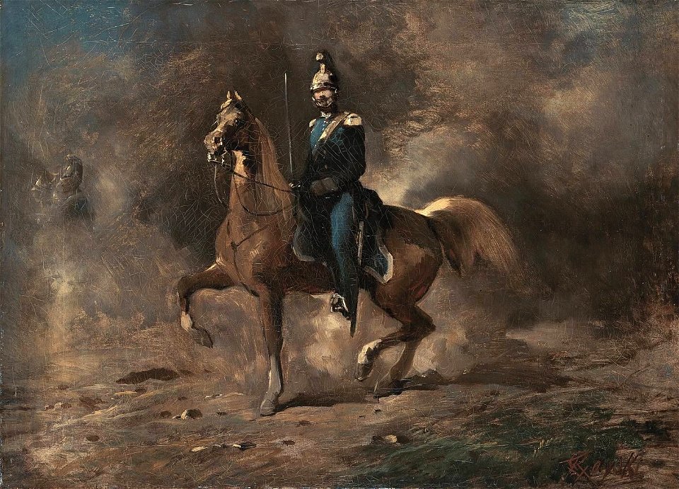 Ferdinand von Rayski - Der Gardereiter - 8857 - Bavarian State Painting Collections