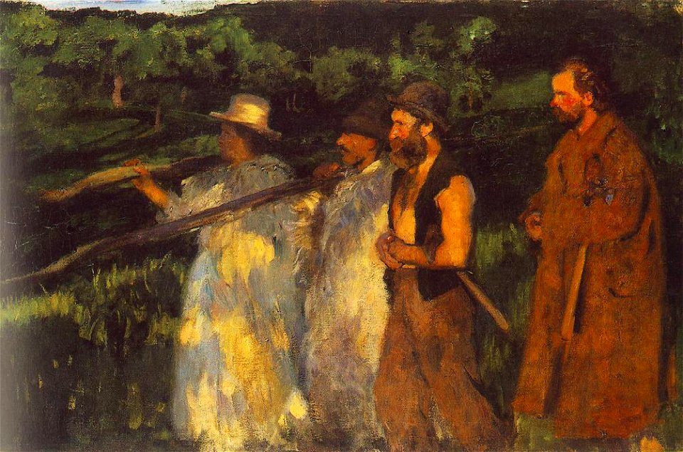 Ferenczy, Károly - Woodsmen Returning Home (1899)