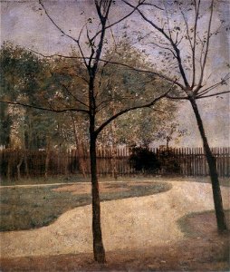 Ferenczy, Károly - Part of a Garden (1893)