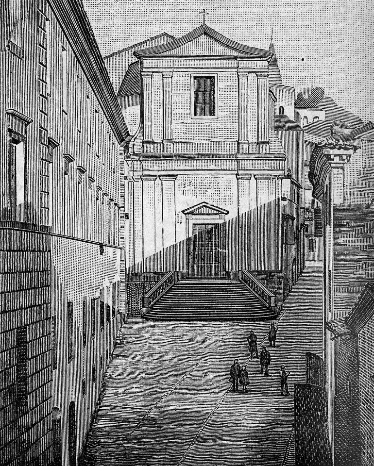 Fermo – Chiesa di Sant’Agostino (xilografia)