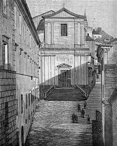 Fermo – Chiesa di Sant’Agostino (xilografia)