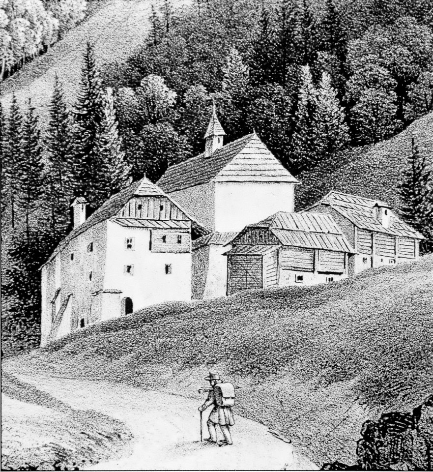 Ferlach Loiblttal Alt Sankt Leonhard Zeichnung 24052011 022