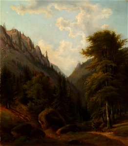 Ferdinand Zschäck (1801-77) - The Laucha Grund in Thuringia - RCIN 406236 - Royal Collection