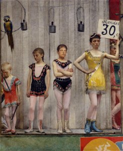 Fernand Pelez - Grimaces et misère - Les Saltimbanques (acrobates) - PPP594(B) - Musée des Beaux-Arts de la ville de Paris. Free illustration for personal and commercial use.