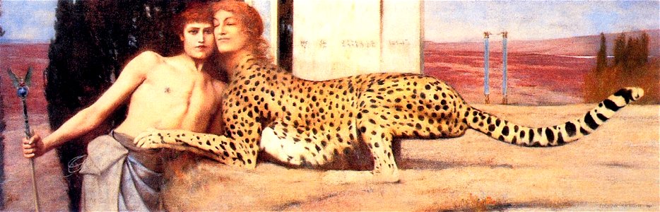 Fernand Khnopff 002. Free illustration for personal and commercial use.