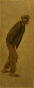 Fernand Pelez - La Bouchée de pain , homme courbé en avant, mains dans les poches - PPP3692(3) - Musée des Beaux-Arts de la ville de Paris