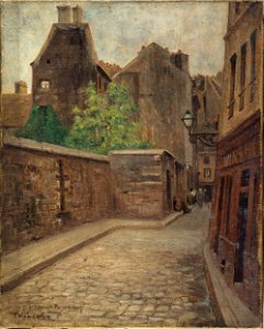 Fernand Maillaud - La rue Saint-Julien-le-Pauvre - P223 - Musée Carnavalet