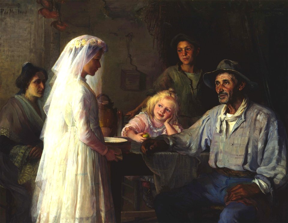Fernande de Mertens - Chez Grand-Père (Musée Ziem, Martigues)